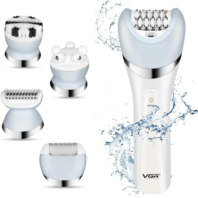 5-in-1 Cordless Epilator for Women Rechargeable Women Epilator with Dual Speed Mode Facial Cleaning Head,Hair Epilator for Women
5-in-1 Cordless Epilator for Women Rechargeable Women Epilator with Dual Speed Mode Facial Cleaning Head,Hair Epilator for Women