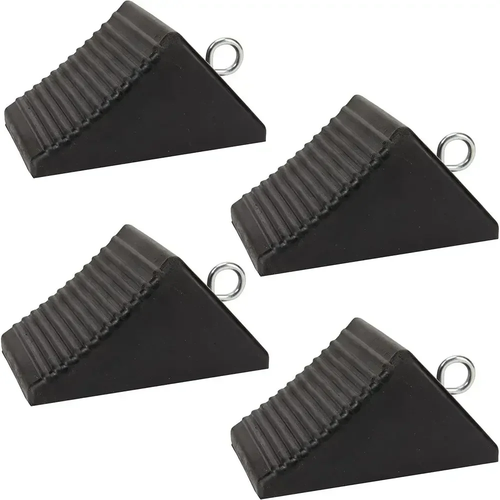 AFA Tooling - Heavy Duty Rubber Wheel Chocks w/Eyebolt Tie Off Handles - RV Wheel Chock for Front & Back Tires - Quick Grip Ribb
AFA Tooling - Heavy Duty Rubber Wheel Chocks w/Eyebolt Tie Off Handles - RV Wheel Chock for Front & Back Tires - Quick Grip Ribb