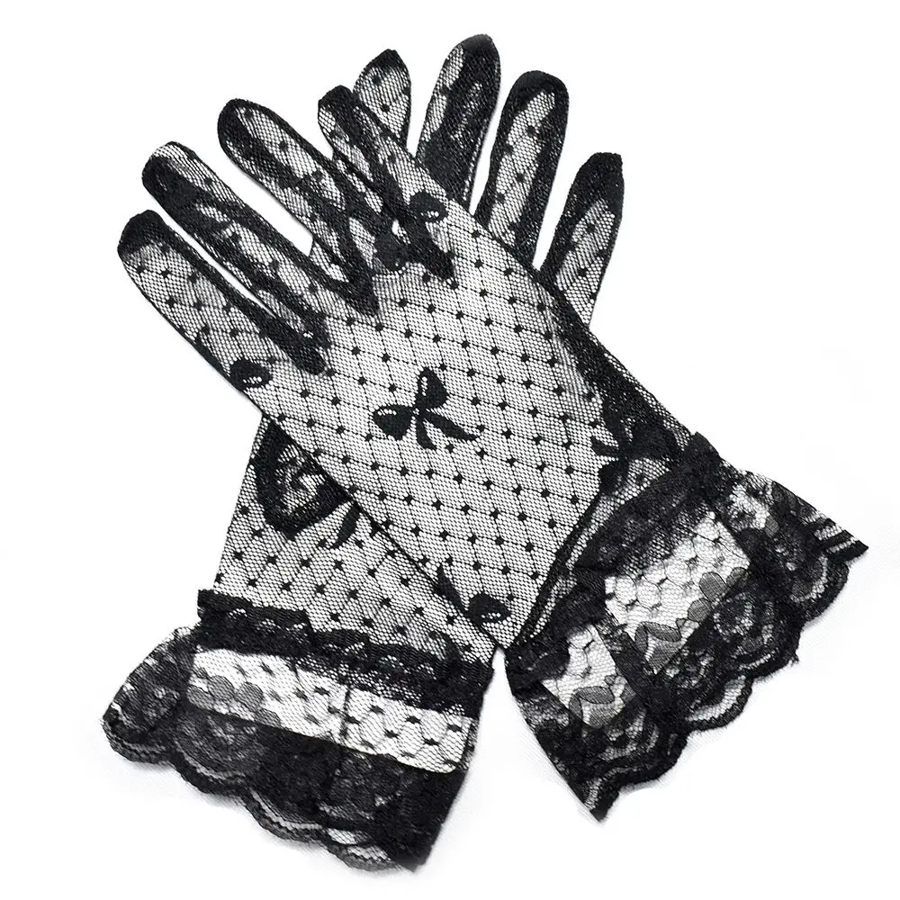 Full Finger Bow Mesh Bride Gloves Sexy Dress Party Summer Sunscreen Mittens Lace Glove
Full Finger Bow Mesh Bride Gloves Sexy Dress Party Summer Sunscreen Mittens Lace Glove