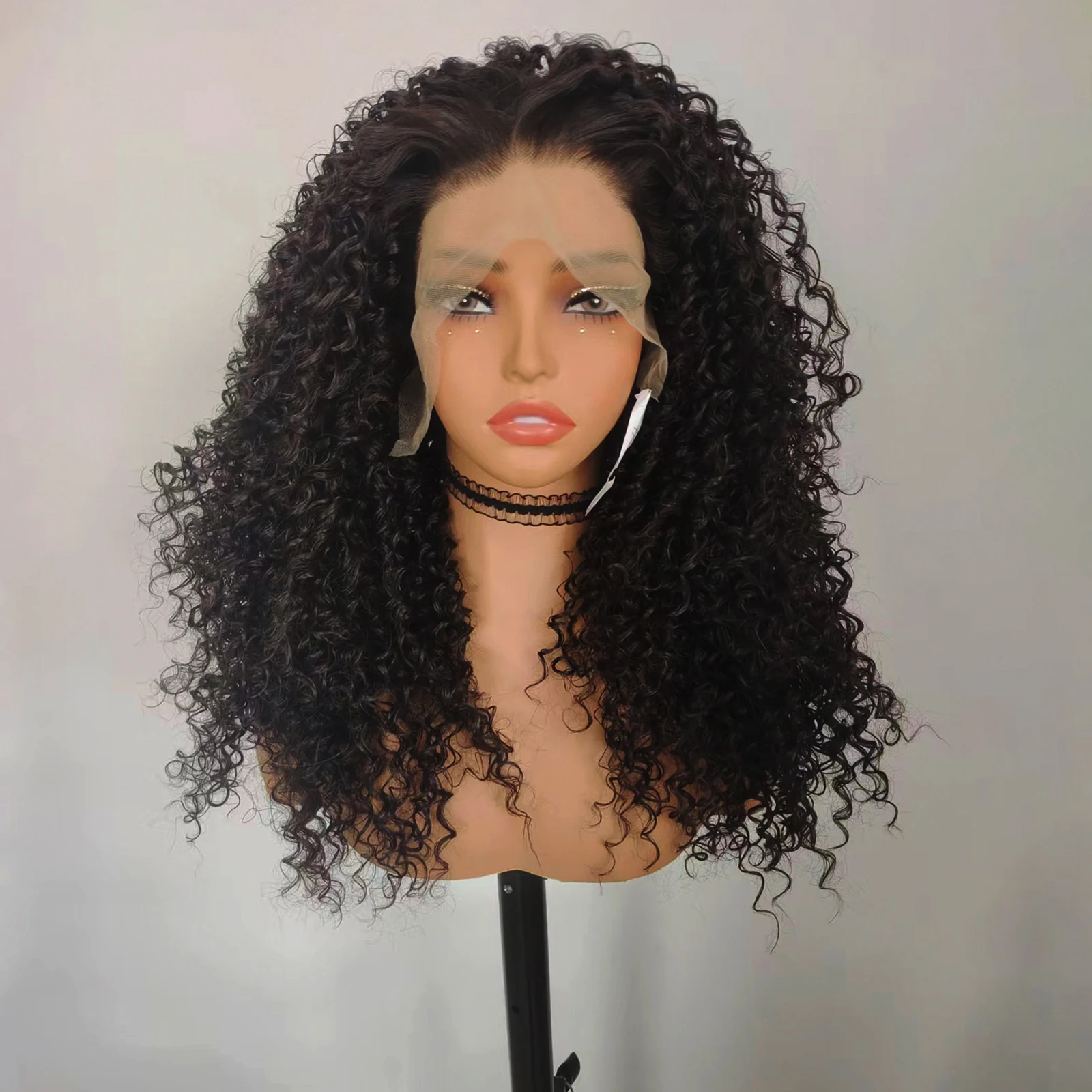 WIF Deep Brown Long Curly 13 x 4 Lace Front Natural Hairline Free Part Heat Synthetic Fiber Women Daily Party & Cosplay Use
WIF Deep Brown Long Curly 13 x 4 Lace Front Natural Hairline Free Part Heat Synthetic Fiber Women Daily Party & Cosplay Use
