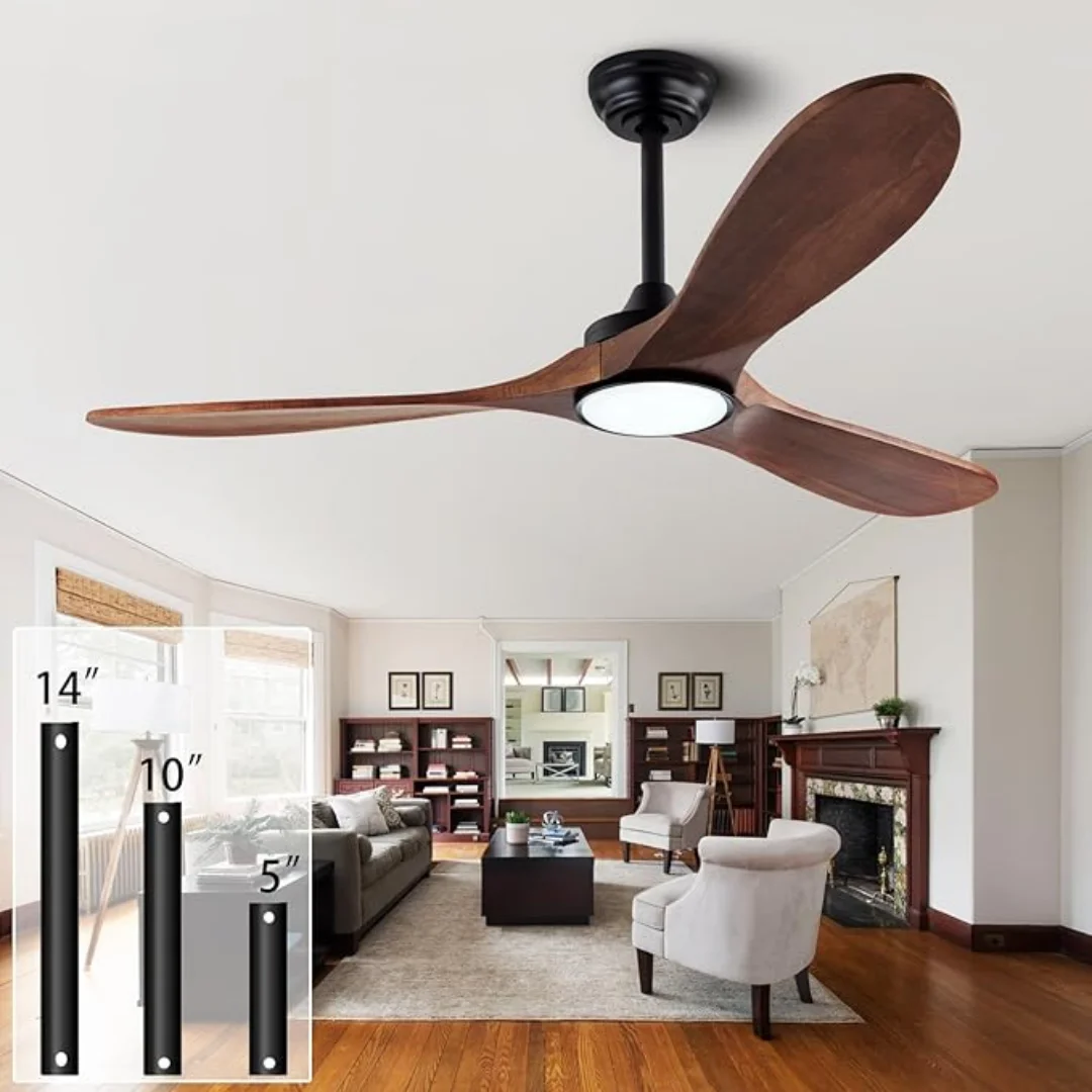HRONG 42/52/60 Inch Ceiling Fan With Light 85-265V Wooden Ceiling Fans Remote Control Decorative Blower Retro Large Fans
HRONG 42/52/60 Inch Ceiling Fan With Light 85-265V Wooden Ceiling Fans Remote Control Decorative Blower Retro Large Fans