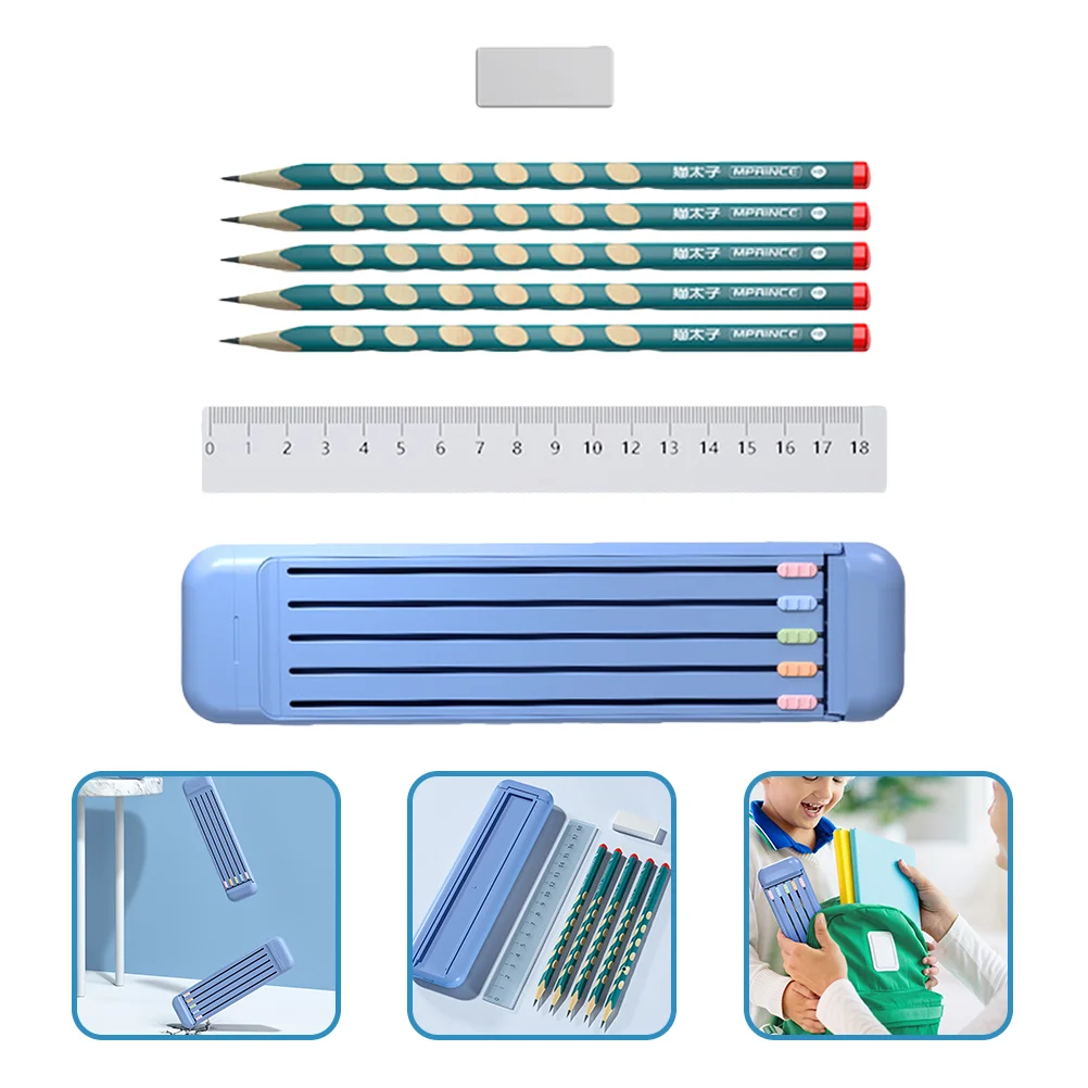 Cartoon Kids Pencil Case School Simple Stationery Blue Portable Pencils Storage Holder
Cartoon Kids Pencil Case School Simple Stationery Blue Portable Pencils Storage Holder