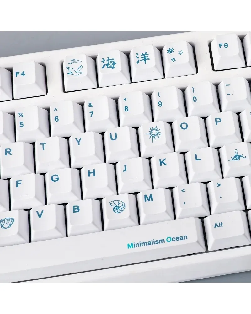 white and see through clear durable pbt keycaps set high quality for custom mechanical keyboards
white and see through clear durable pbt keycaps set high quality for custom mechanical keyboards