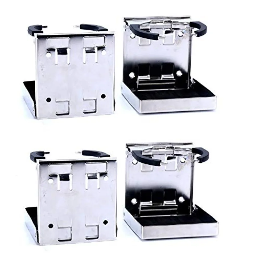 4-Pack Stainless Steel Adjustable Folding Cup Holder, Folding Cup Holder for Boat/Marine/RV/Car, Boat Cup Holders for Drinks, M
4-Pack Stainless Steel Adjustable Folding Cup Holder, Folding Cup Holder for Boat/Marine/RV/Car, Boat Cup Holders for Drinks, M