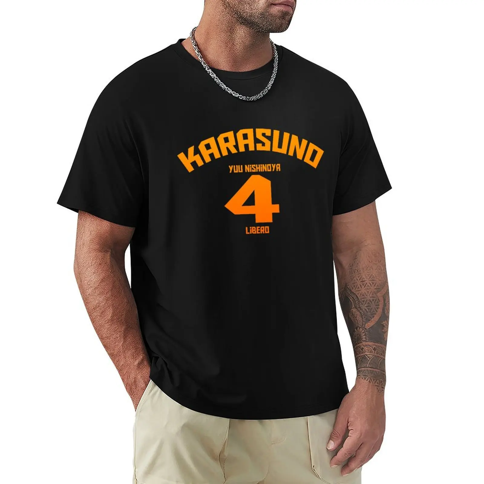 Karasuno 4 - Yuu Nishinoya T-Shirt customs design your own cotton man t-shirts sweat plus size men clothing
Karasuno 4 - Yuu Nishinoya T-Shirt customs design your own cotton man t-shirts sweat plus size men clothing