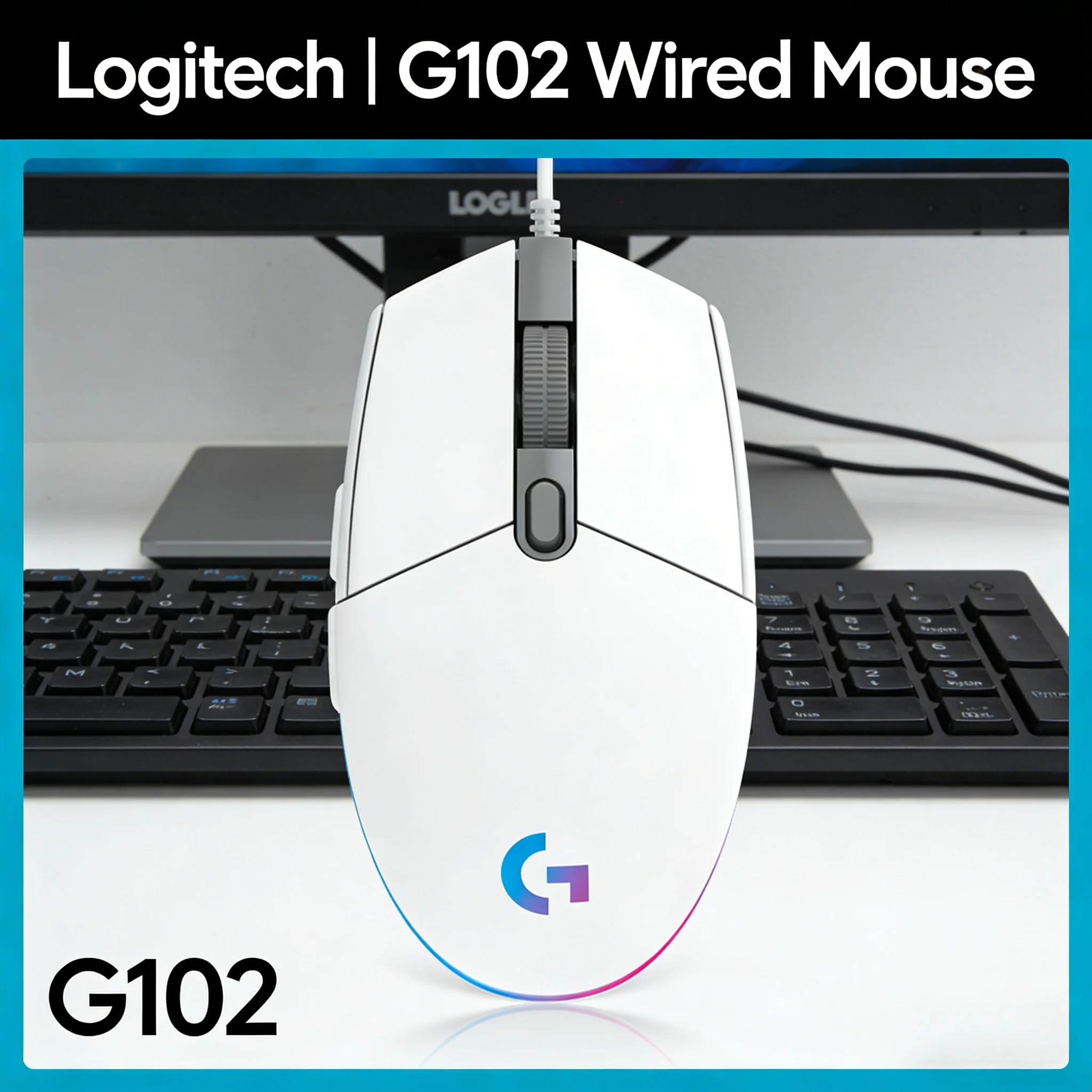 G102 Prodigy Entry-Level Gaming Mouse Programmable Buttons Software Customization