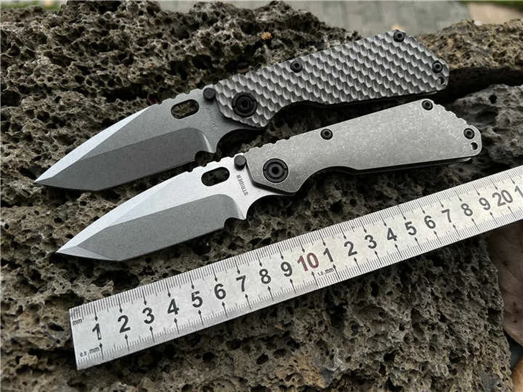Custom Strider 59HRC Pocket Folding Knife 9cr18mov Steel Blade Personalized Anode Ti Handle Portable EDC Outdoor Tools
Custom Strider 59HRC Pocket Folding Knife 9cr18mov Steel Blade Personalized Anode Ti Handle Portable EDC Outdoor Tools