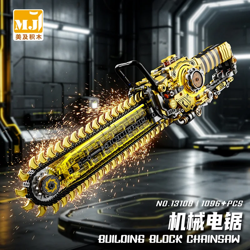13108 Mechanical Chainsaw Blade High Difficulty Model Display Puzzle Building Blocks Toy for Boys Kids 1096pcs
13108 Mechanical Chainsaw Blade High Difficulty Model Display Puzzle Building Blocks Toy for Boys Kids 1096pcs