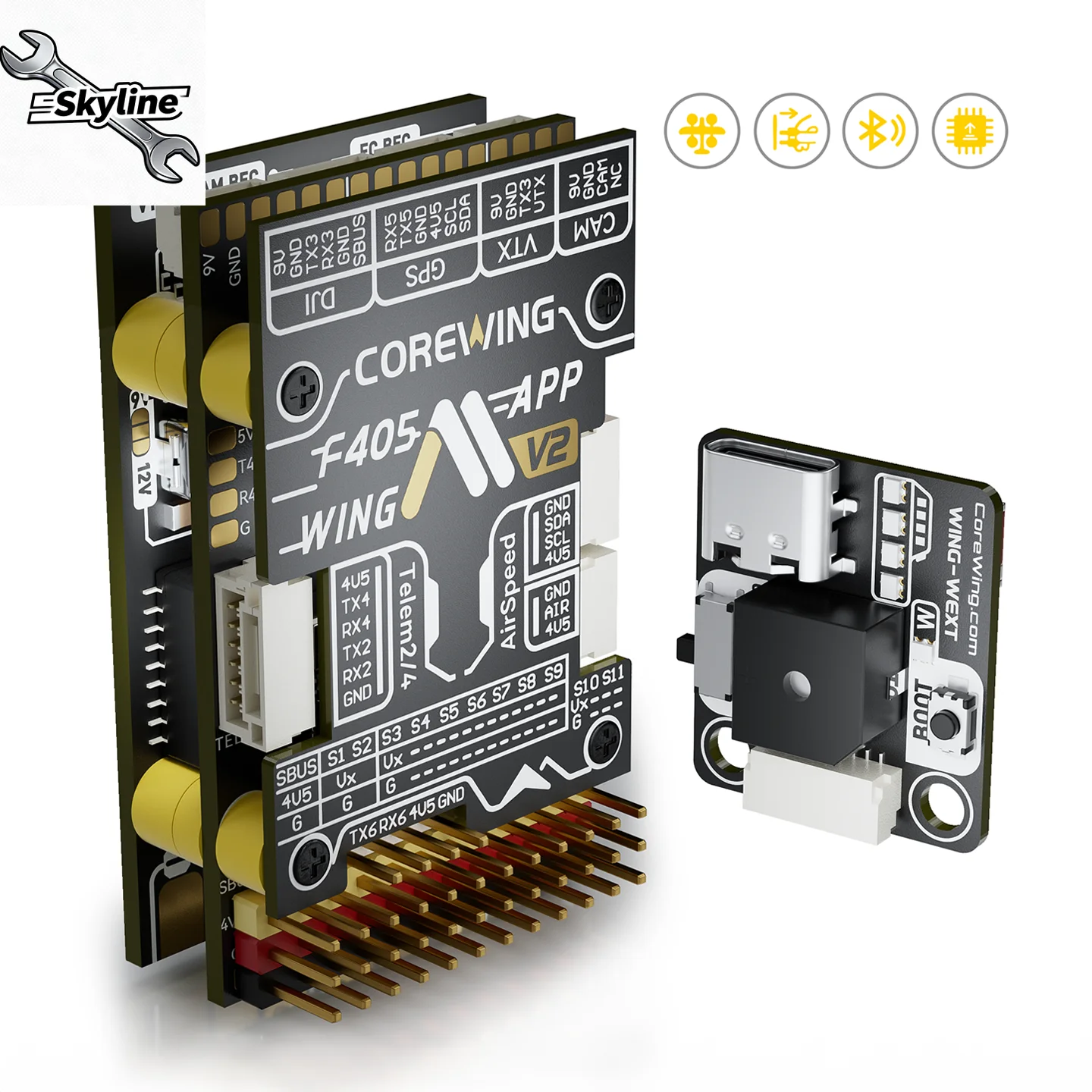 Контроллер полета F405V2 с фиксированным крылом, совместимый с V2
Контроллер полета F405V2 с фиксированным крылом, совместимый с V2