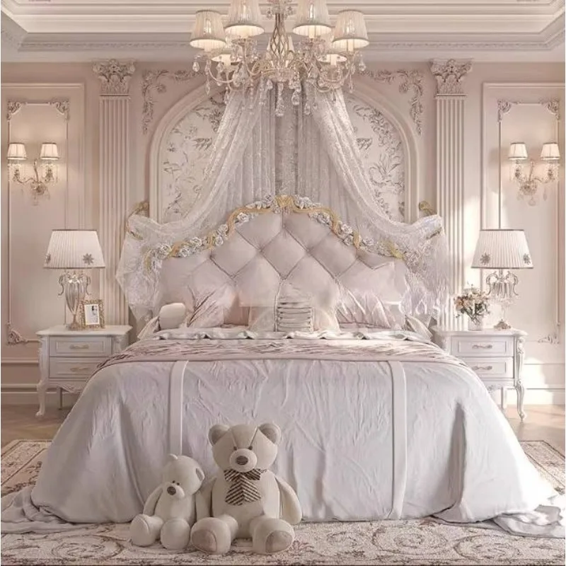Modern European Double Bed Design Decoration Wooden Frame European Double Bed Luxury Pliable Cama Matrimonial Furniture For Home
Modern European Double Bed Design Decoration Wooden Frame European Double Bed Luxury Pliable Cama Matrimonial Furniture For Home