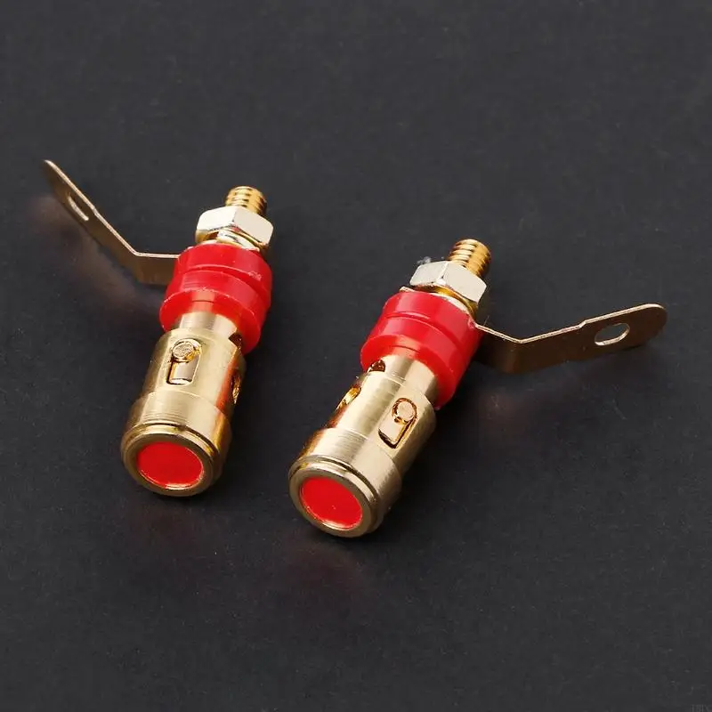 T8UC 10PCS Brass Speaker Binding Post Spring Loaded Press Subwoofer Basket Terminal
T8UC 10PCS Brass Speaker Binding Post Spring Loaded Press Subwoofer Basket Terminal