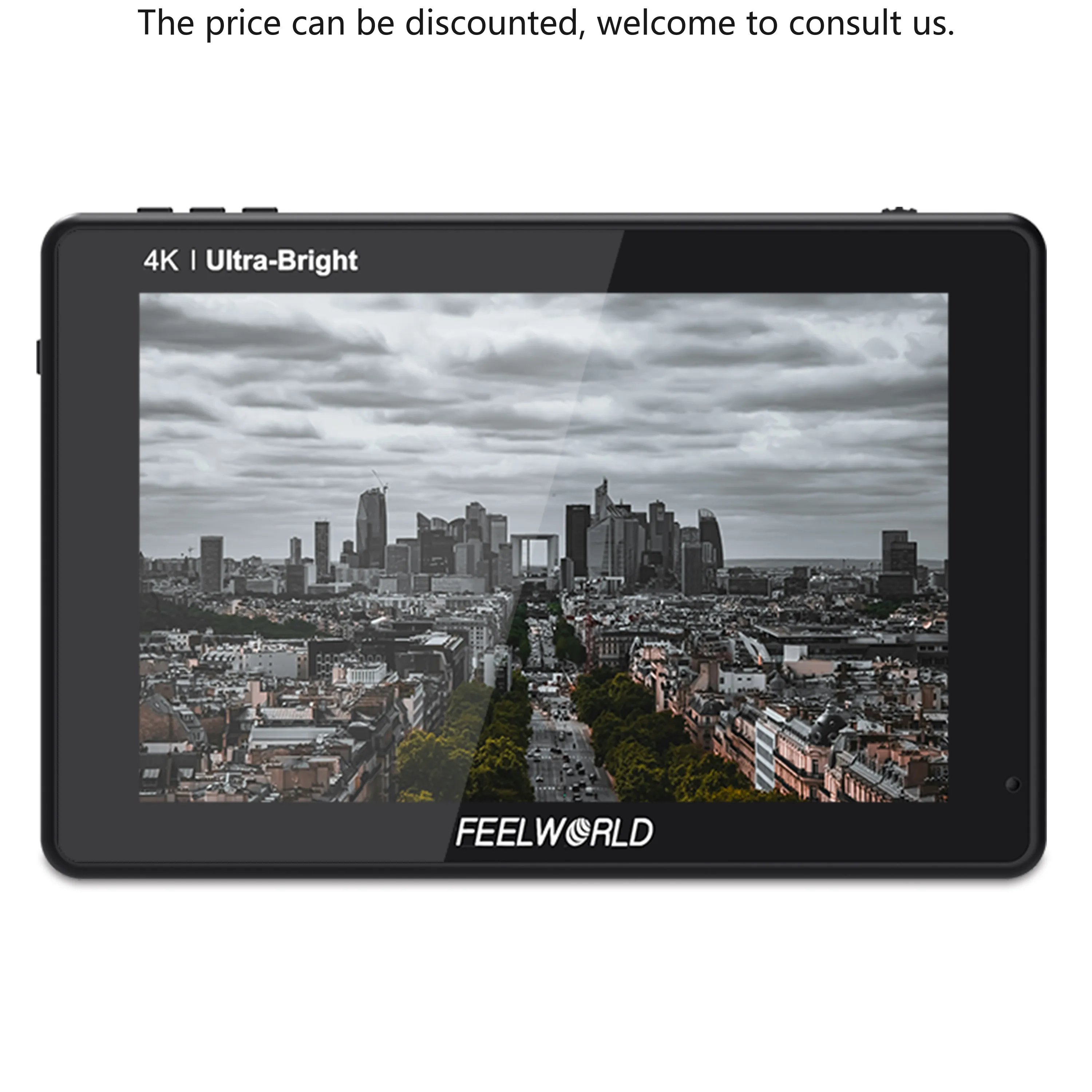 FEELWORLD LUT7 PRO 7" 2200nits Camera Monitor 3D LUT Touch Screen F970 Power Kit OEM Factory Direct HDMI IPS
FEELWORLD LUT7 PRO 7" 2200nits Camera Monitor 3D LUT Touch Screen F970 Power Kit OEM Factory Direct HDMI IPS