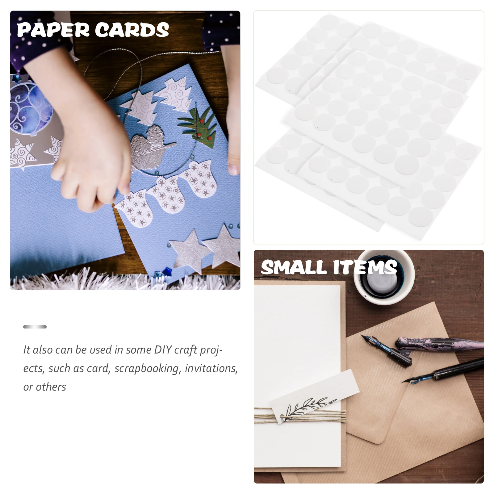 5 Sheets EVA Foam Double Sided Tape Wick Stickers Wax Core Fixers for DIY Craft Frame Decoration Adhesive Dots Compact
5 Sheets EVA Foam Double Sided Tape Wick Stickers Wax Core Fixers for DIY Craft Frame Decoration Adhesive Dots Compact