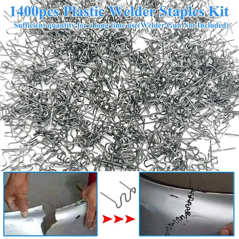 ABFA 1400 Plastic Welder Staples,Plastic Welding Staples,0.6 0.8Mm Wave Hot Staples Welding Supplies For Plastic Welder
ABFA 1400 Plastic Welder Staples,Plastic Welding Staples,0.6 0.8Mm Wave Hot Staples Welding Supplies For Plastic Welder