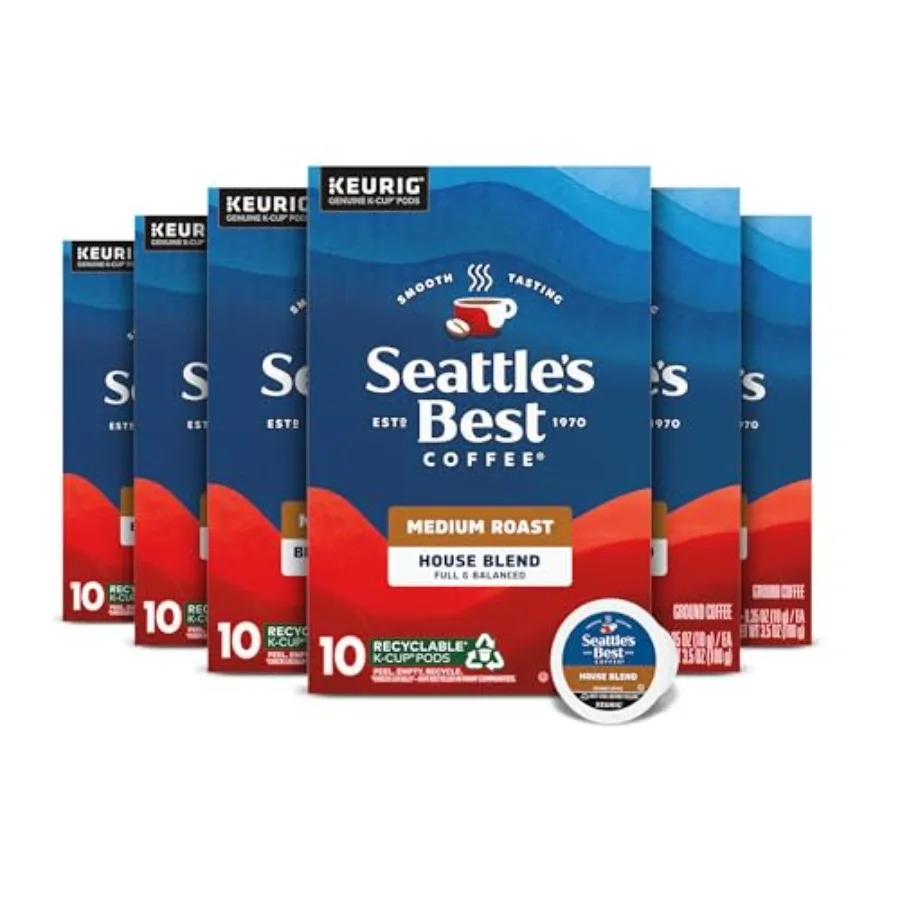 Кофе Seattle's Best Coffee Medium Roast в капсулах K-Cup, 100% арабика, 6 коробок, 60 капсул в сумме
Кофе Seattle's Best Coffee Medium Roast в капсулах K-Cup, 100% арабика, 6 коробок, 60 капсул в сумме