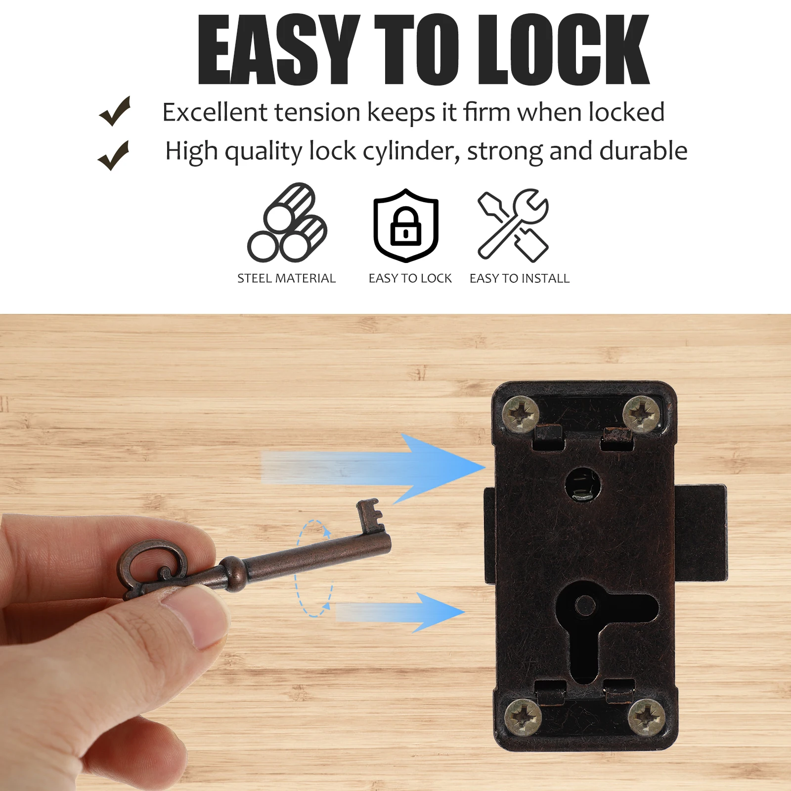 2 Sets Cabinet Locks Red Rustic Furniture Latches for Jewelry Wooden Gift Lock Boxes Vintage Cases Hardware
2 Sets Cabinet Locks Red Rustic Furniture Latches for Jewelry Wooden Gift Lock Boxes Vintage Cases Hardware