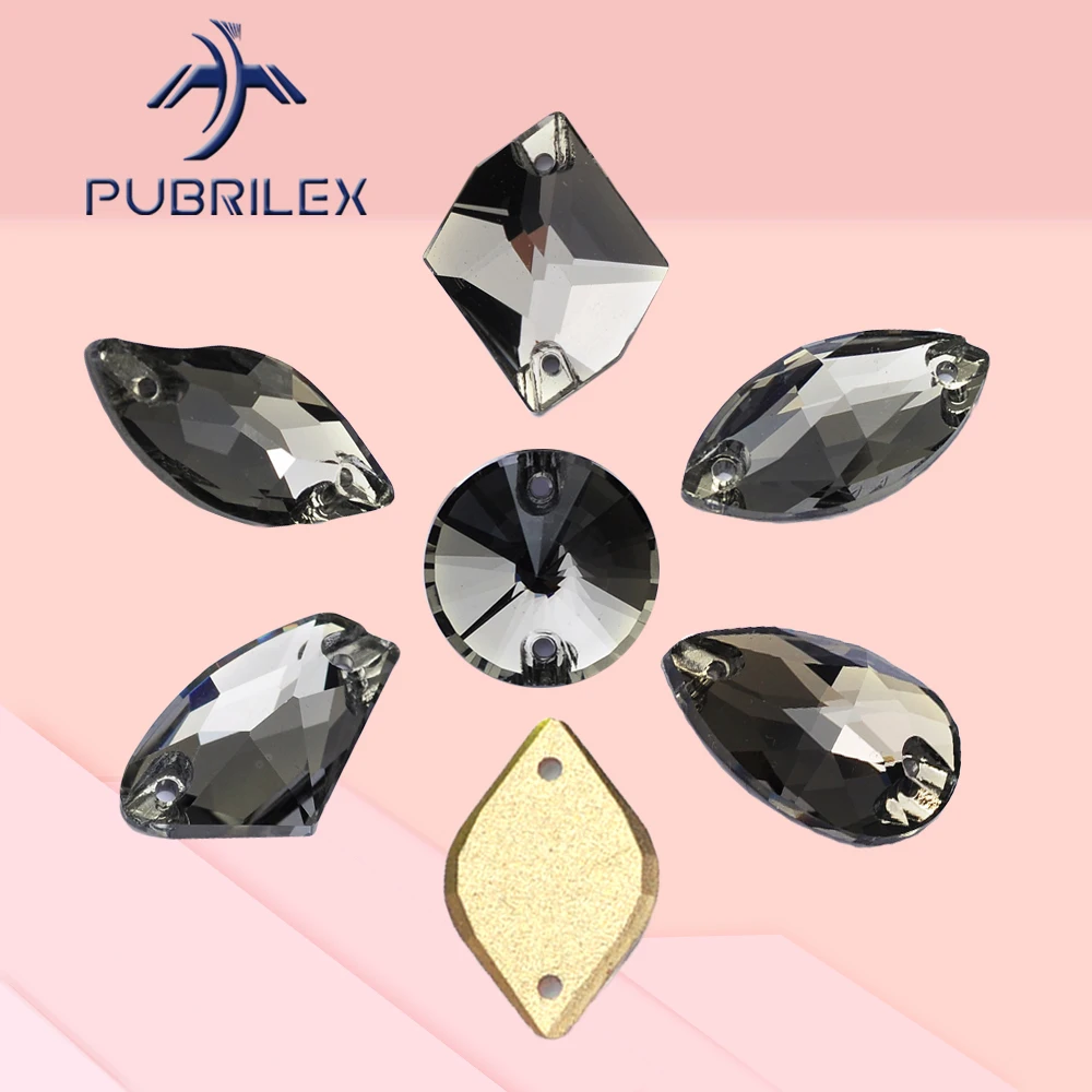 Pubrilex Black Diamond All Shapes Sew On Rhinestones Flatback Crystal Beads Sewing Accessories for Garment Jewelry Decoration
Pubrilex Black Diamond All Shapes Sew On Rhinestones Flatback Crystal Beads Sewing Accessories for Garment Jewelry Decoration