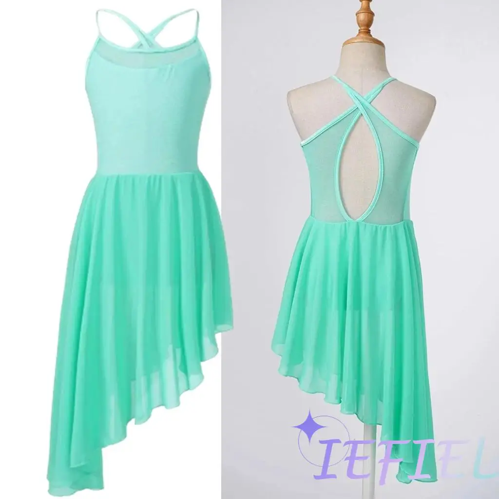 Girls Solid Color Chiffon Dancewear Mesh Splice Cutout Back Cutout Back Ballet Tutu Dress Tulle Dress Dance Gymnastics Leotard
Girls Solid Color Chiffon Dancewear Mesh Splice Cutout Back Cutout Back Ballet Tutu Dress Tulle Dress Dance Gymnastics Leotard