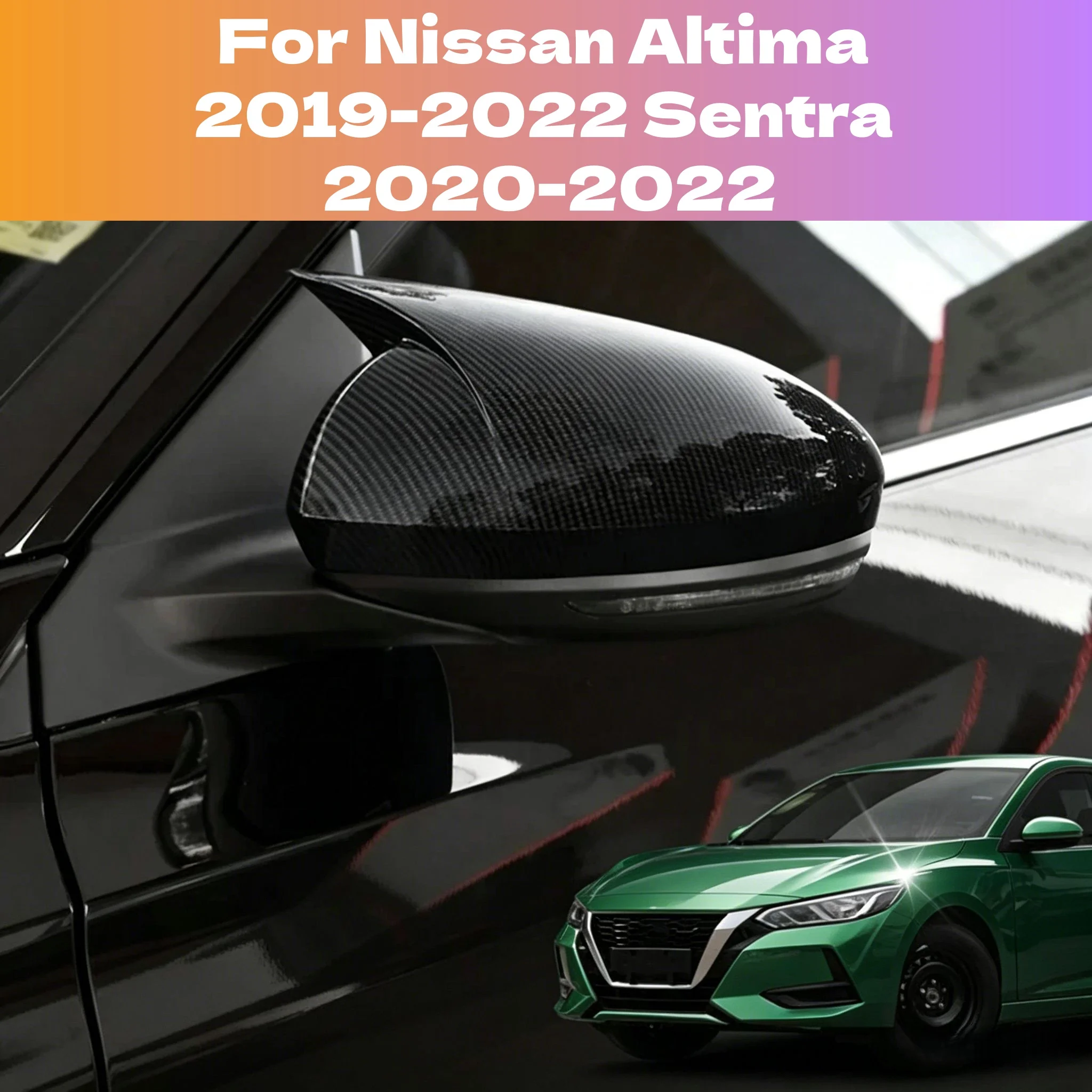 2X Car Side Rearview Mirror Cover Cap Mirror Shell Case Trim For Nissan Altima 2019-2022 Sentra 2020-2022 Mirror Cover Add-on
2X Car Side Rearview Mirror Cover Cap Mirror Shell Case Trim For Nissan Altima 2019-2022 Sentra 2020-2022 Mirror Cover Add-on