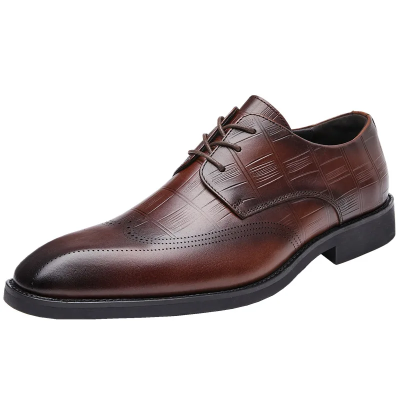 Genuine Leather Shoes British Spring Summer Men Leather Shoes Cowhide Business Dress Men's Shoes
Genuine Leather Shoes British Spring Summer Men Leather Shoes Cowhide Business Dress Men's Shoes