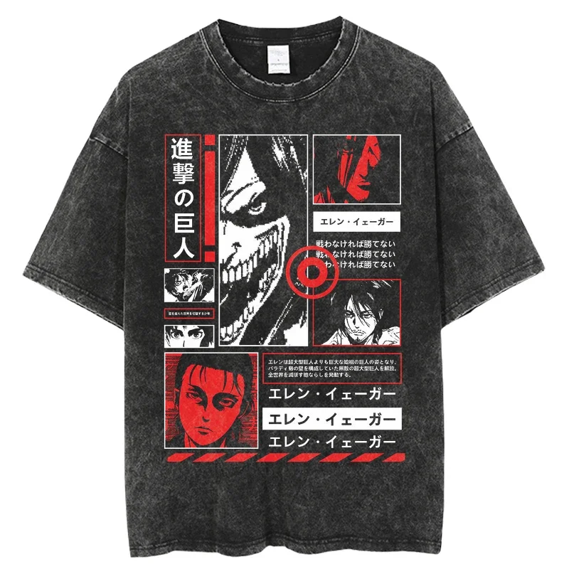 Summer men's Japanese anime character Harajuku print T-shirt, 100% pure cotton retro hip-hop washable streetwear
Summer men's Japanese anime character Harajuku print T-shirt, 100% pure cotton retro hip-hop washable streetwear