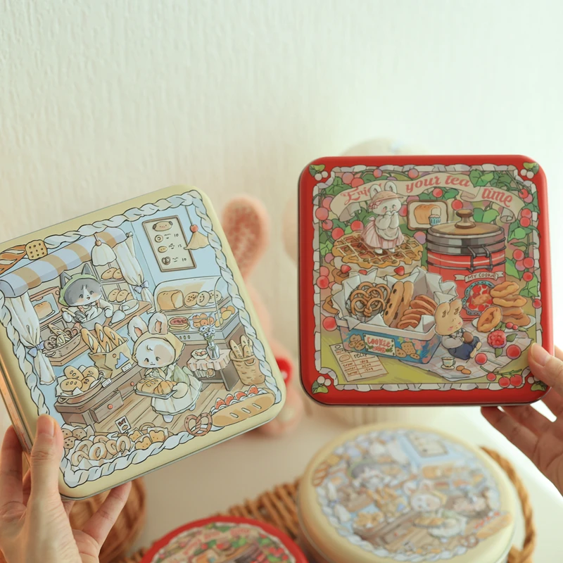 Christmas Rabbit Square Cookies Tin Case With Lid Metal Candy Dessert Gift Box Home Empty Organizer Coffee Sugar Tea Container
Christmas Rabbit Square Cookies Tin Case With Lid Metal Candy Dessert Gift Box Home Empty Organizer Coffee Sugar Tea Container