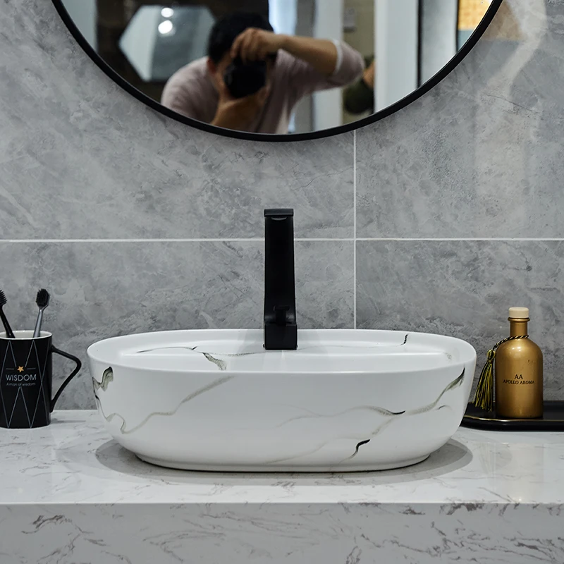 Yellow and white Jingdezhen ceramic sink wash basin Ceramic Counter Top Wash Basin Bathroom Sinks wash basins flower and bird
Yellow and white Jingdezhen ceramic sink wash basin Ceramic Counter Top Wash Basin Bathroom Sinks wash basins flower and bird