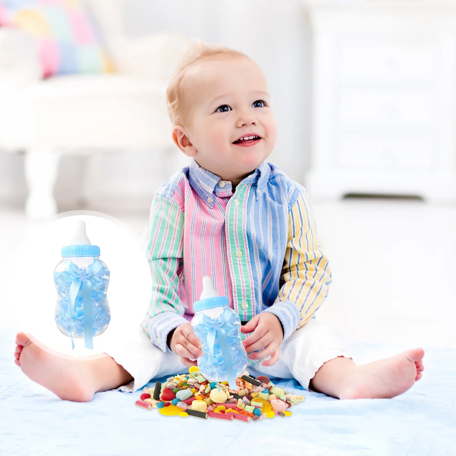 Набор из 31 коробочки для конфет в форме детских бутылочек, подарочные коробки для вечеринок в честь рождения ребенка, баночки для хранения сладостей для детей и малышей
Набор из 31 коробочки для конфет в форме детских бутылочек, подарочные коробки для вечеринок в честь рождения ребенка, баночки для хранения сладостей для детей и малышей