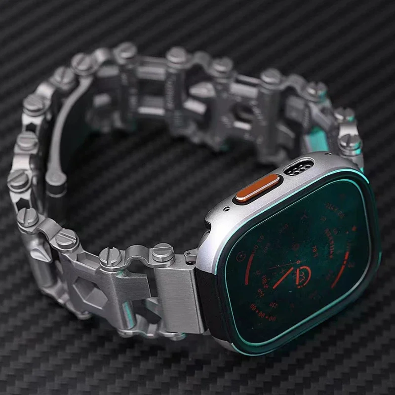 Ремешок металлический для Apple watch, многофункциональный браслет из нержавеющей стали для iwatch 6 5 4 SE 3 44/42 мм 40 мм, 49 мм 9 8 7 45 мм 41 мм
Ремешок металлический для Apple watch, многофункциональный браслет из нержавеющей стали для iwatch 6 5 4 SE 3 44/42 мм 40 мм, 49 мм 9 8 7 45 мм 41 мм