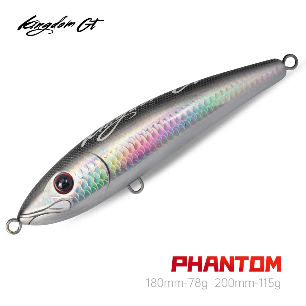 Kingdom GT Floating Pencil Lures 180mm 200mm 78g 115g Topwater Fishing Lure Artificial Hard Baits GT Saltwater Sea Fishing Lures
Kingdom GT Floating Pencil Lures 180mm 200mm 78g 115g Topwater Fishing Lure Artificial Hard Baits GT Saltwater Sea Fishing Lures