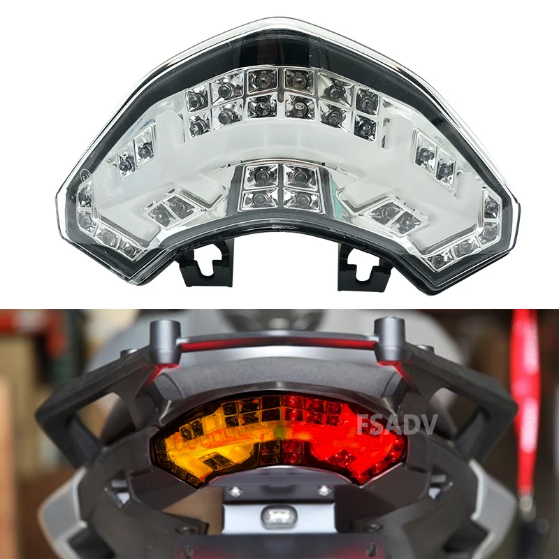 For Ducati Multistrada 1200 1200S Turn Signal Light 2010-2014 Integrated Tail Light LED Brake Lamp Rear Stop Light
For Ducati Multistrada 1200 1200S Turn Signal Light 2010-2014 Integrated Tail Light LED Brake Lamp Rear Stop Light