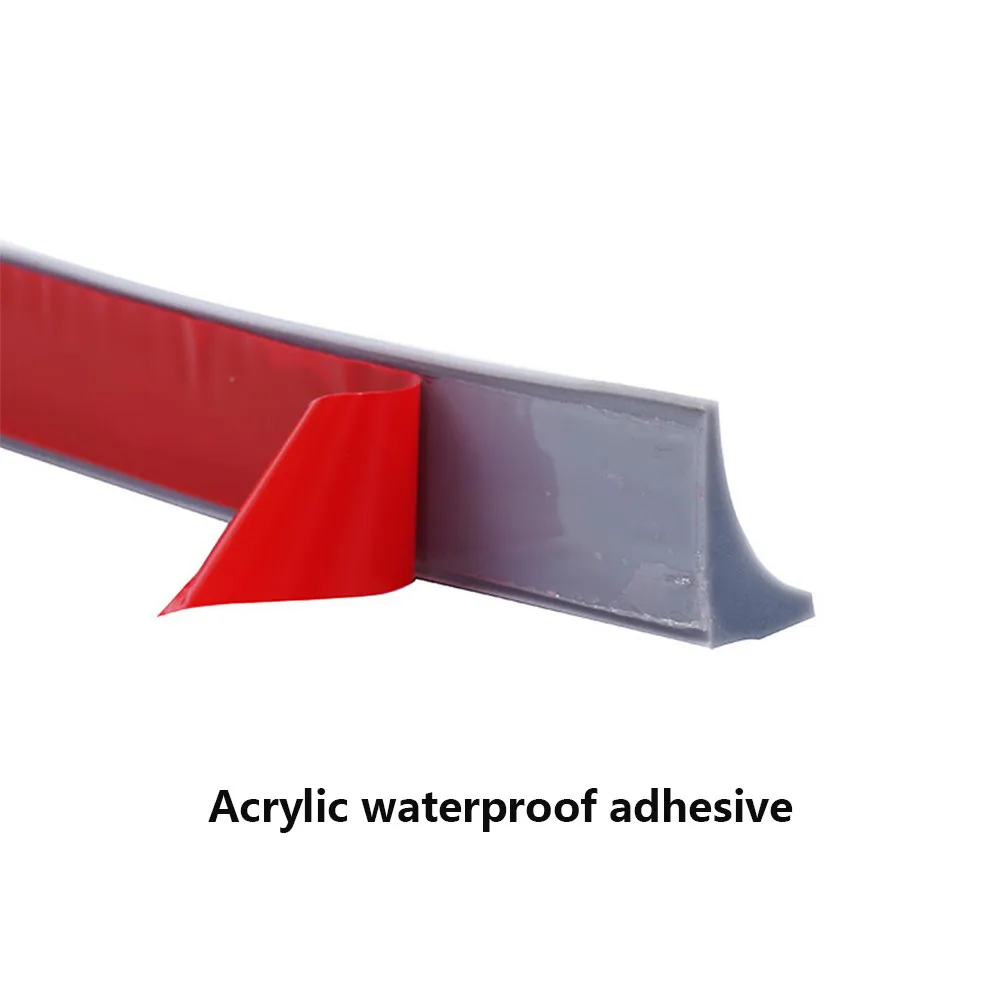 Seal Strip Water Stopper Bathroom Home Kitchen Shower Flexible For Curbless Showers Shower Barrier High Quality
Seal Strip Water Stopper Bathroom Home Kitchen Shower Flexible For Curbless Showers Shower Barrier High Quality