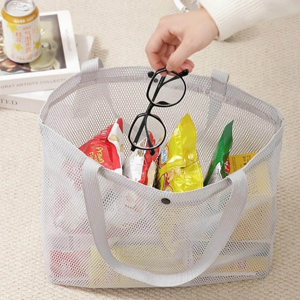 Large Capacity Mesh Beach Bag Lightweight Foldable Toiletry Storage Bag Transparent Mesh Hollow Pocket Toiletries Organizer
Large Capacity Mesh Beach Bag Lightweight Foldable Toiletry Storage Bag Transparent Mesh Hollow Pocket Toiletries Organizer