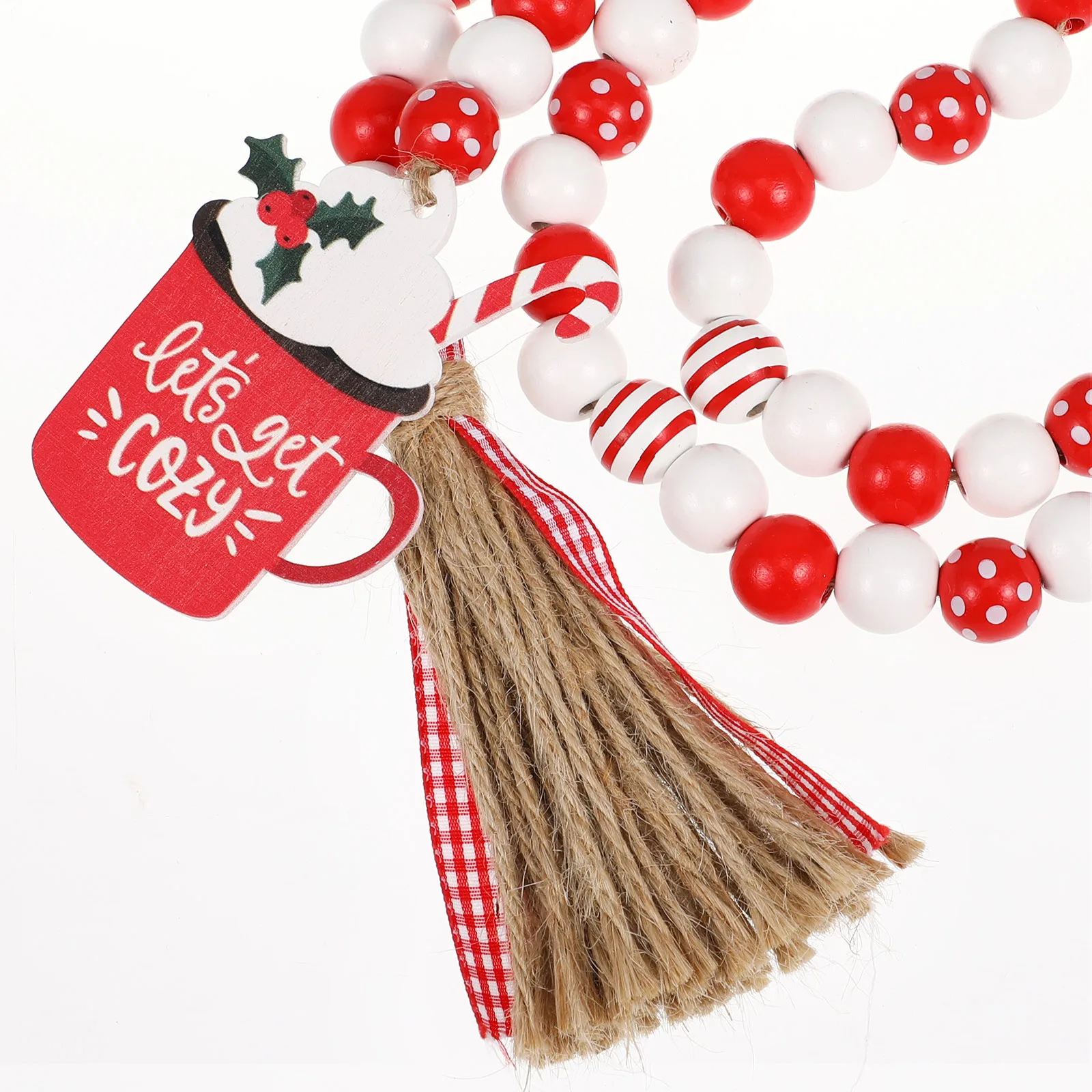 Wooden Beads Decor Tassel Bead String Hanging Ornament For Home Wall Party Decoration Bright Color Rustic Farmhouse
Wooden Beads Decor Tassel Bead String Hanging Ornament For Home Wall Party Decoration Bright Color Rustic Farmhouse