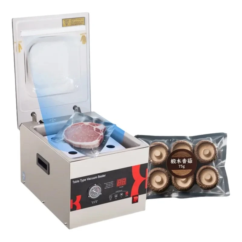 DZ-260C Tabletop Vacuum Sealing Machine Food Vacuum Packaging Equipment Fully Automatic Plastic Sealer
DZ-260C Tabletop Vacuum Sealing Machine Food Vacuum Packaging Equipment Fully Automatic Plastic Sealer
