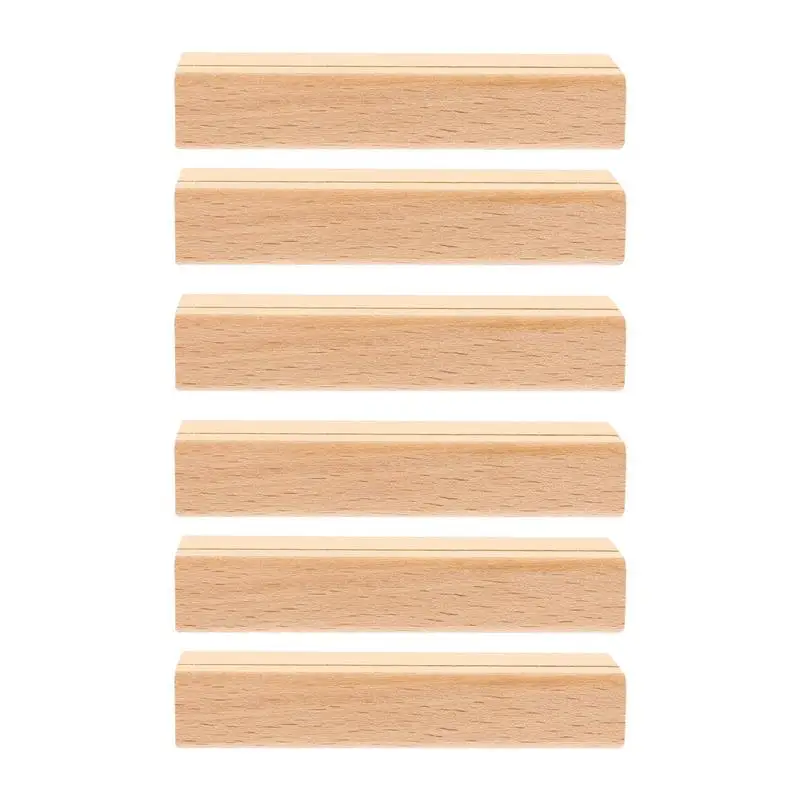 6pcs Wood Memo Clips Wooden Card Photo Holder Clamps Stand Card Desktop Message Crafts For Wedding Party Events Decoration
6pcs Wood Memo Clips Wooden Card Photo Holder Clamps Stand Card Desktop Message Crafts For Wedding Party Events Decoration