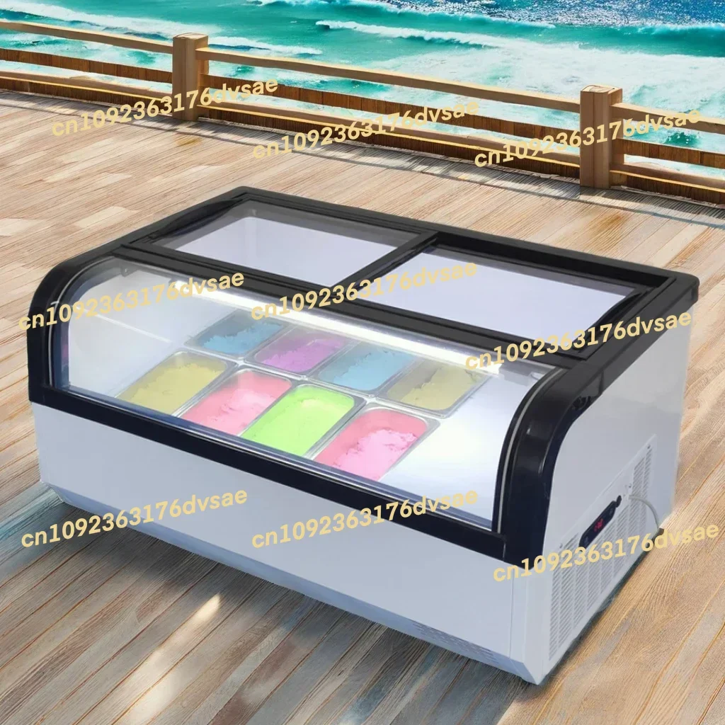 8 Pans Commercial Outdoor Table Type Ice Cream Showcase for Gelato Display
8 Pans Commercial Outdoor Table Type Ice Cream Showcase for Gelato Display