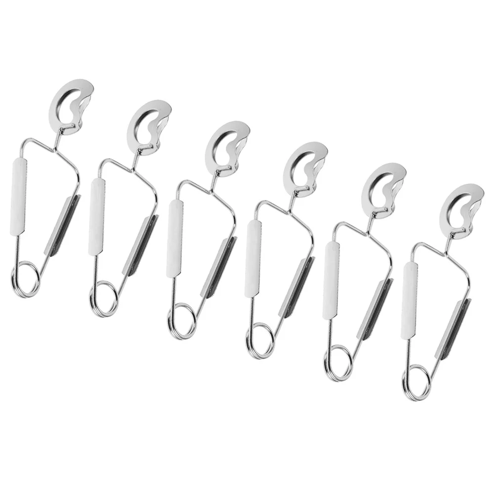 6 Pcs Pliers Conch Food Clip Mini Tongs for Serving Tail Stainless Steel Barbecue Cooking Clamp
6 Pcs Pliers Conch Food Clip Mini Tongs for Serving Tail Stainless Steel Barbecue Cooking Clamp
