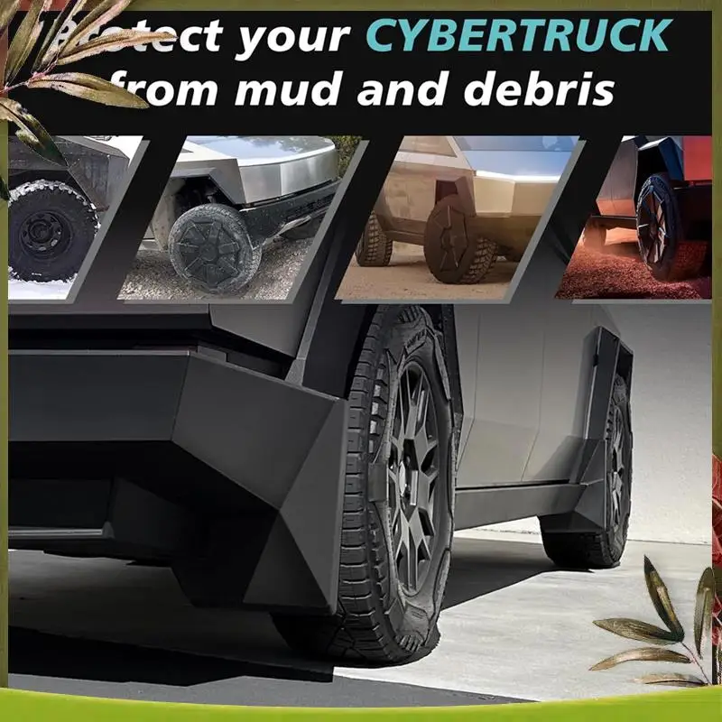AB98-Mud Flaps Splash Guards For Tesla Cybertruck 2023 2024 Accessories Pickup Splash Fender Protection ,Set Of 4
AB98-Mud Flaps Splash Guards For Tesla Cybertruck 2023 2024 Accessories Pickup Splash Fender Protection ,Set Of 4