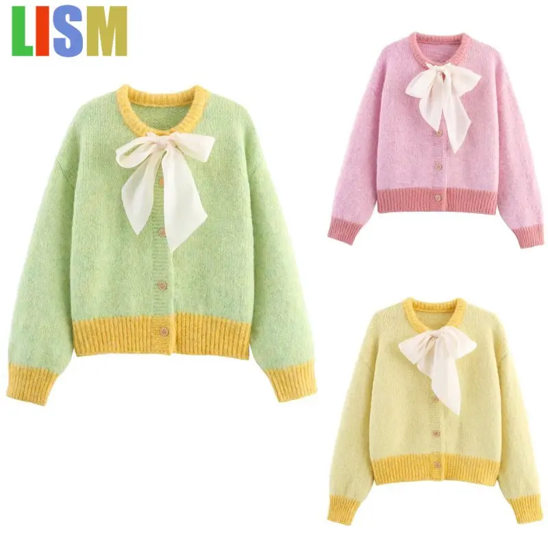 LISM women's winter clothes y2k hoodies sweatshirt 2025 women's new trend versatile long-sleeved bow decoration knitted cardigan
LISM women's winter clothes y2k hoodies sweatshirt 2025 women's new trend versatile long-sleeved bow decoration knitted cardigan