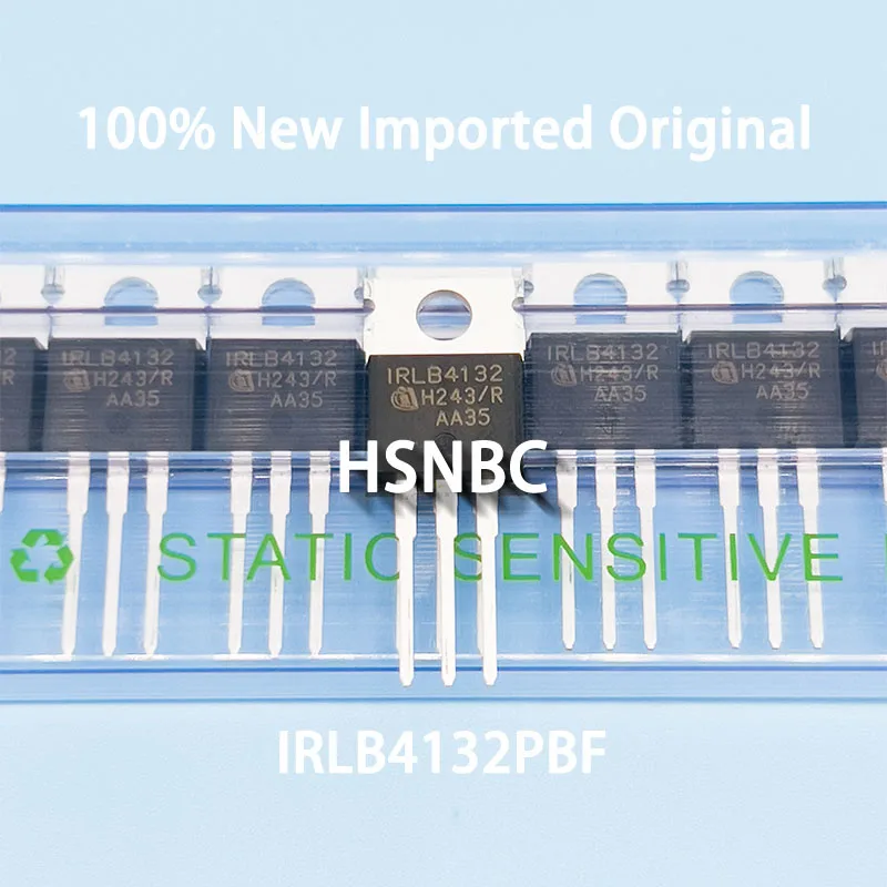 10Pcs/Lot IRLB4132 IRLB4132PBF TO-220 78A 30V MOSFET N-channel Power Transistor 100% New Imported Original
10Pcs/Lot IRLB4132 IRLB4132PBF TO-220 78A 30V MOSFET N-channel Power Transistor 100% New Imported Original