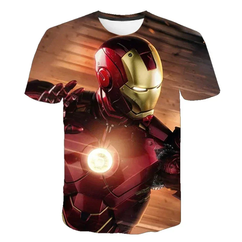 Marvel's fun Iron Man Boy 3D children's T-shirt clothing, quick-drying, breathable and fashionable street children's clothing
Marvel's fun Iron Man Boy 3D children's T-shirt clothing, quick-drying, breathable and fashionable street children's clothing