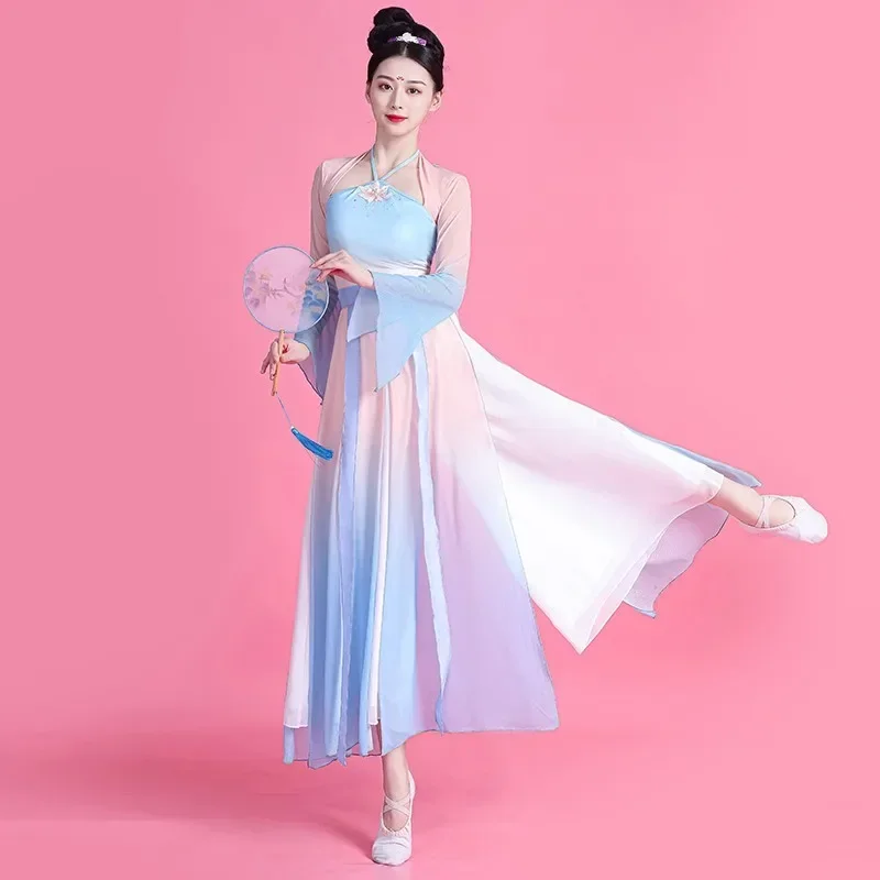 Classical Chinese Folk Dance Costume Women's Yangko Dancewear Practice National Fan Dance Performance Dress Umbrella Outfit
Classical Chinese Folk Dance Costume Women's Yangko Dancewear Practice National Fan Dance Performance Dress Umbrella Outfit
