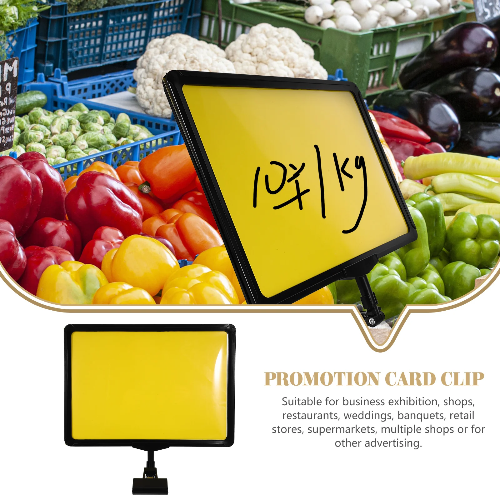 Price Tag Holder Safe Lightweight Portable Label Holder for Retail Stores Supermarkets Business Advertising Display
Price Tag Holder Safe Lightweight Portable Label Holder for Retail Stores Supermarkets Business Advertising Display
