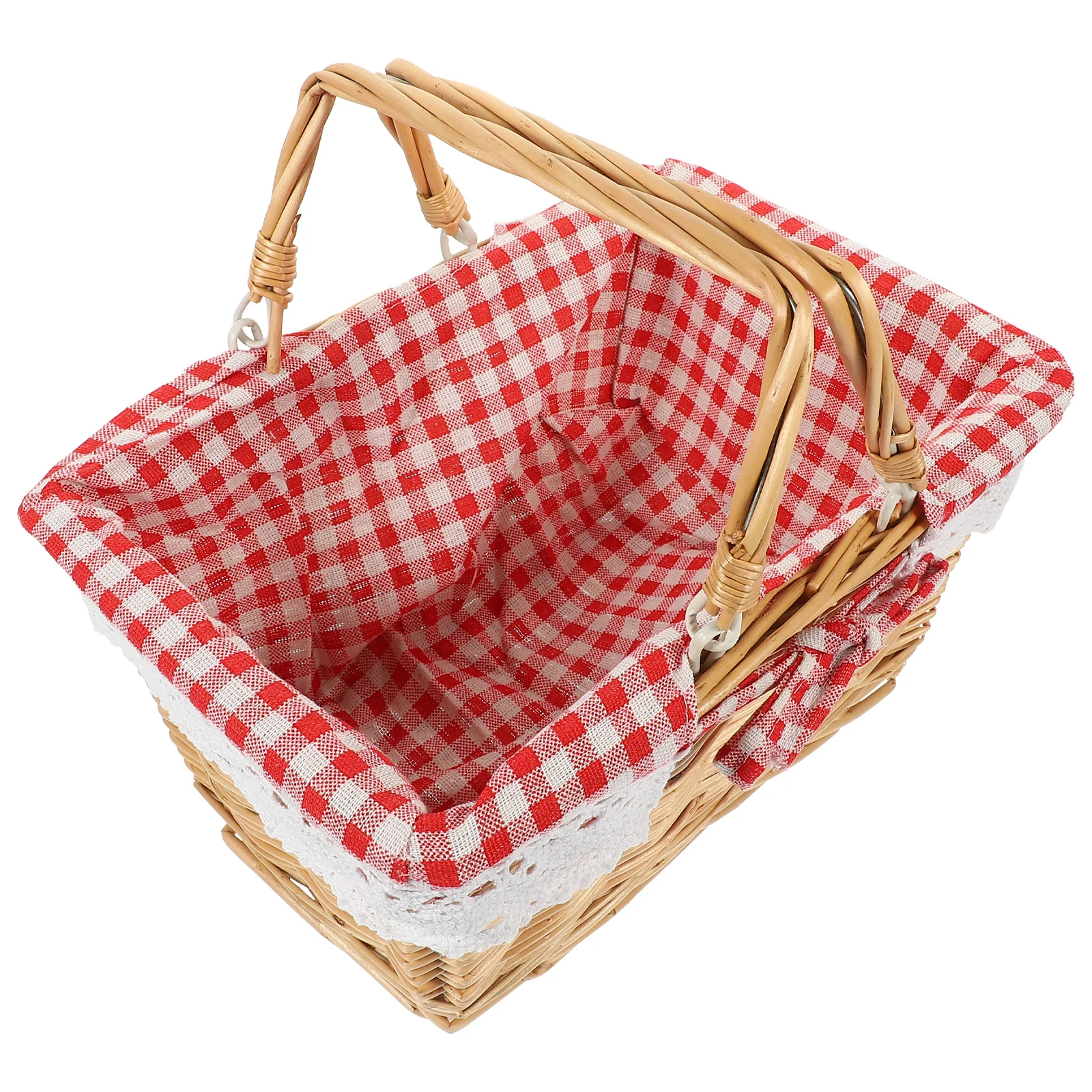 Natural Woven Wicker Picnic Basket Multipurpose Storage Baskets for Gifts Outdoor Camping
Natural Woven Wicker Picnic Basket Multipurpose Storage Baskets for Gifts Outdoor Camping