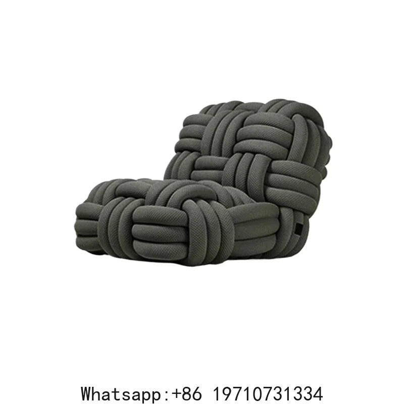 Italian Nordic designer creative living room irregular winding woven python sofa
Italian Nordic designer creative living room irregular winding woven python sofa