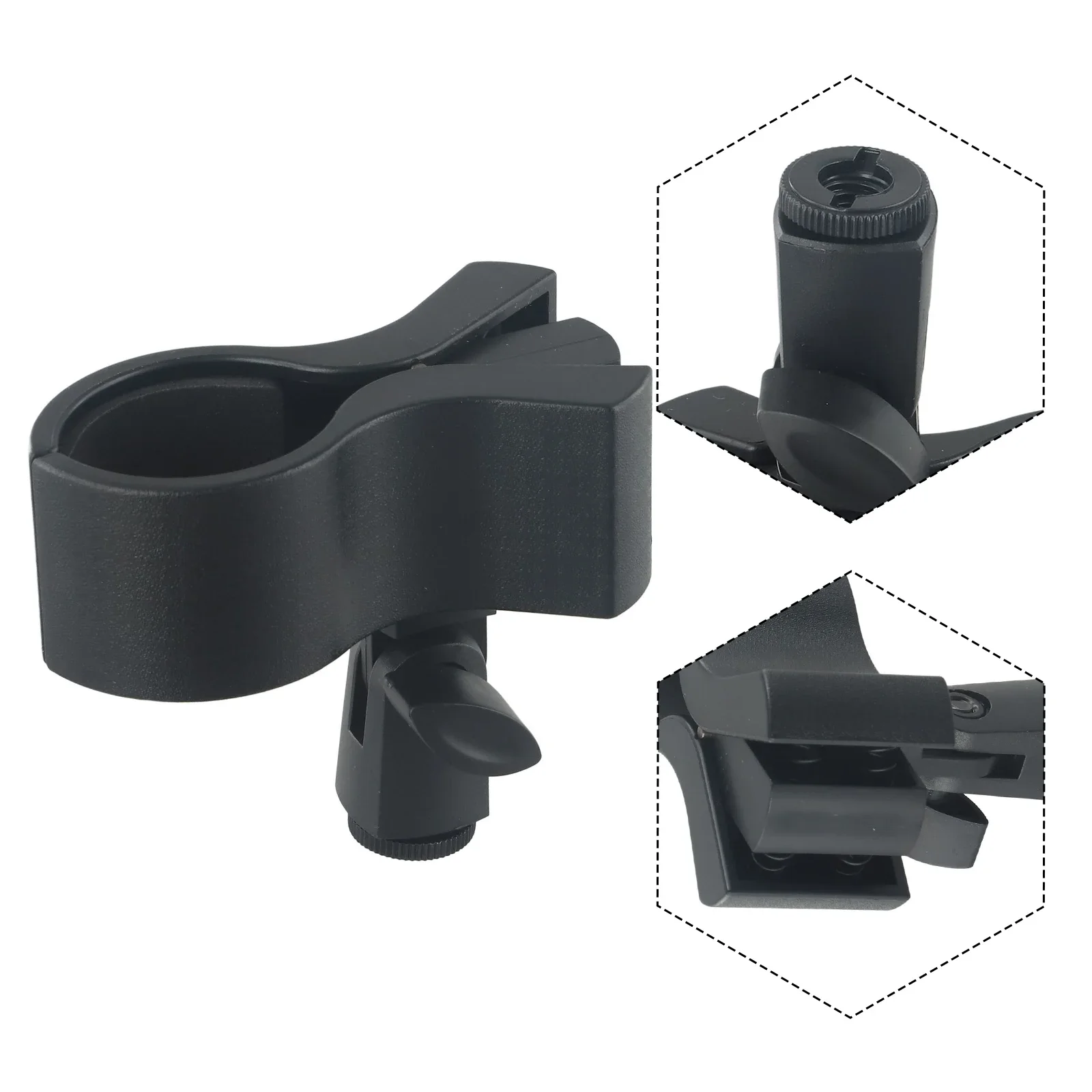 Clamp Microphone Clip Large Conferences Flexible For 3.2-6.8CM Mic Large With 3/8 Adapter 180° Rotation Brand New
Clamp Microphone Clip Large Conferences Flexible For 3.2-6.8CM Mic Large With 3/8 Adapter 180° Rotation Brand New