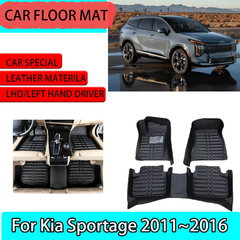 LHD Car Mats Waterproof for Kia Sportage SL MK3 3th 3Gen 2011~2016 2012 2013 Car Mats Floor Auto Interior Protector Accessories
LHD Car Mats Waterproof for Kia Sportage SL MK3 3th 3Gen 2011~2016 2012 2013 Car Mats Floor Auto Interior Protector Accessories
