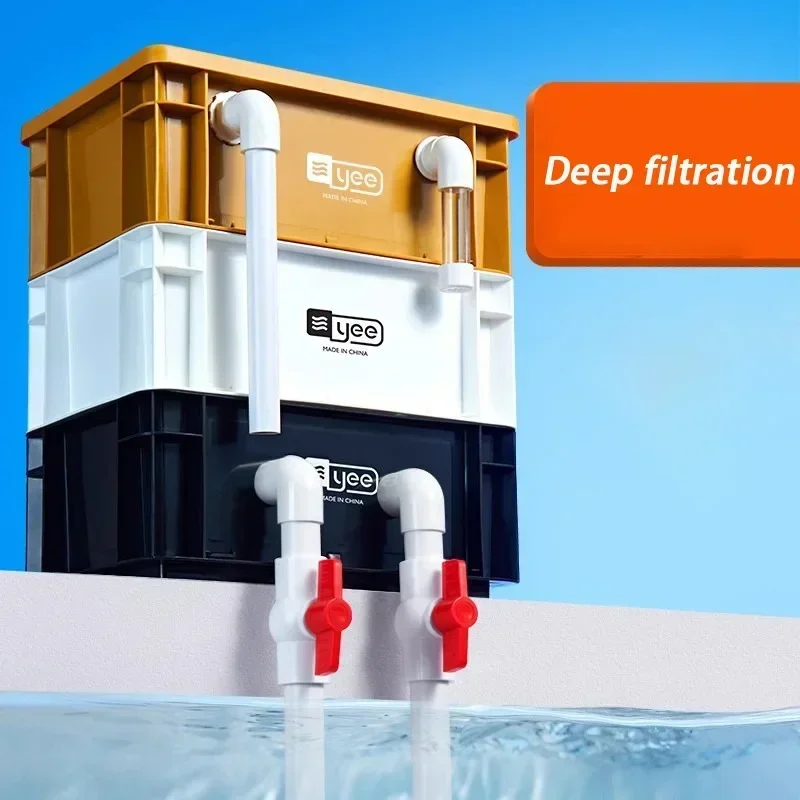 External Aquarium Fish Tank Filter System Water Circulation Filter Bucket Fish Pond Filter Box Outside Pet Accessories Equipment
External Aquarium Fish Tank Filter System Water Circulation Filter Bucket Fish Pond Filter Box Outside Pet Accessories Equipment