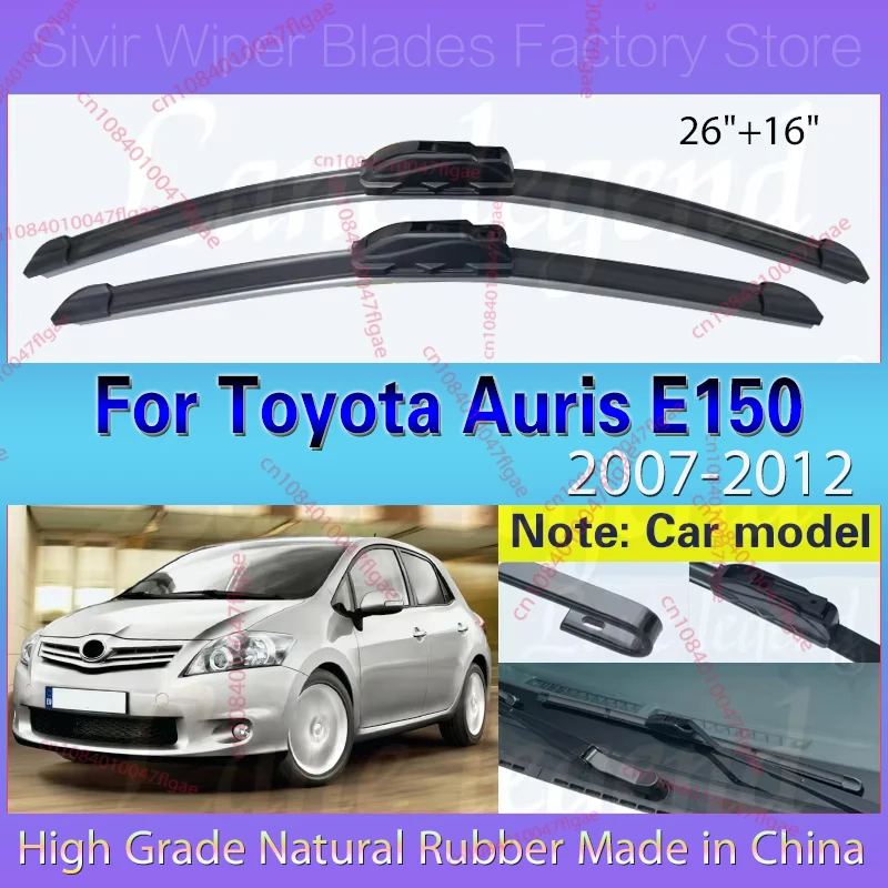 Car Wiper Blades For Toyota Auris E150 2007 2008 2009 2010 2011 2012 Front Windscreen Windshield Rubber Car Accessories 26"+16"
Car Wiper Blades For Toyota Auris E150 2007 2008 2009 2010 2011 2012 Front Windscreen Windshield Rubber Car Accessories 26"+16"